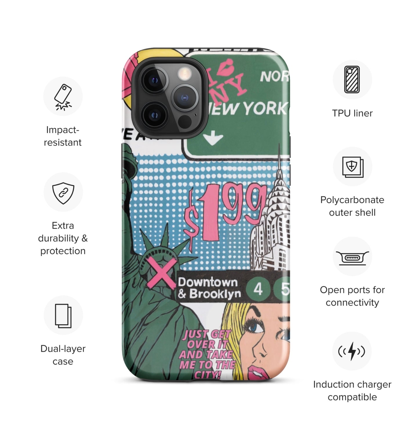 TAKE ME TO THE CITY PHONE CASE