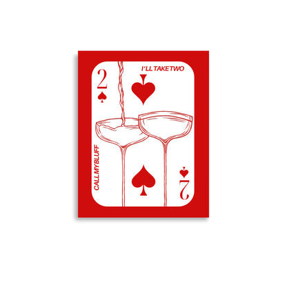 CALL MY BLUFF PRINT - RED EDITION